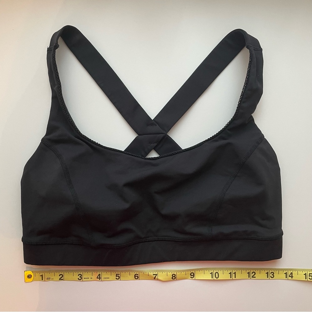 Lululemon Black Cross Back Sportsbra